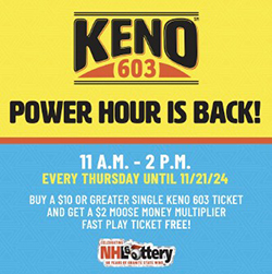 keno 603 power hour!